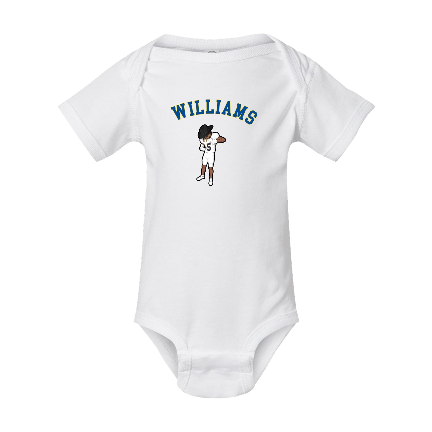 Baby Onesie — Shirsey Arch in White