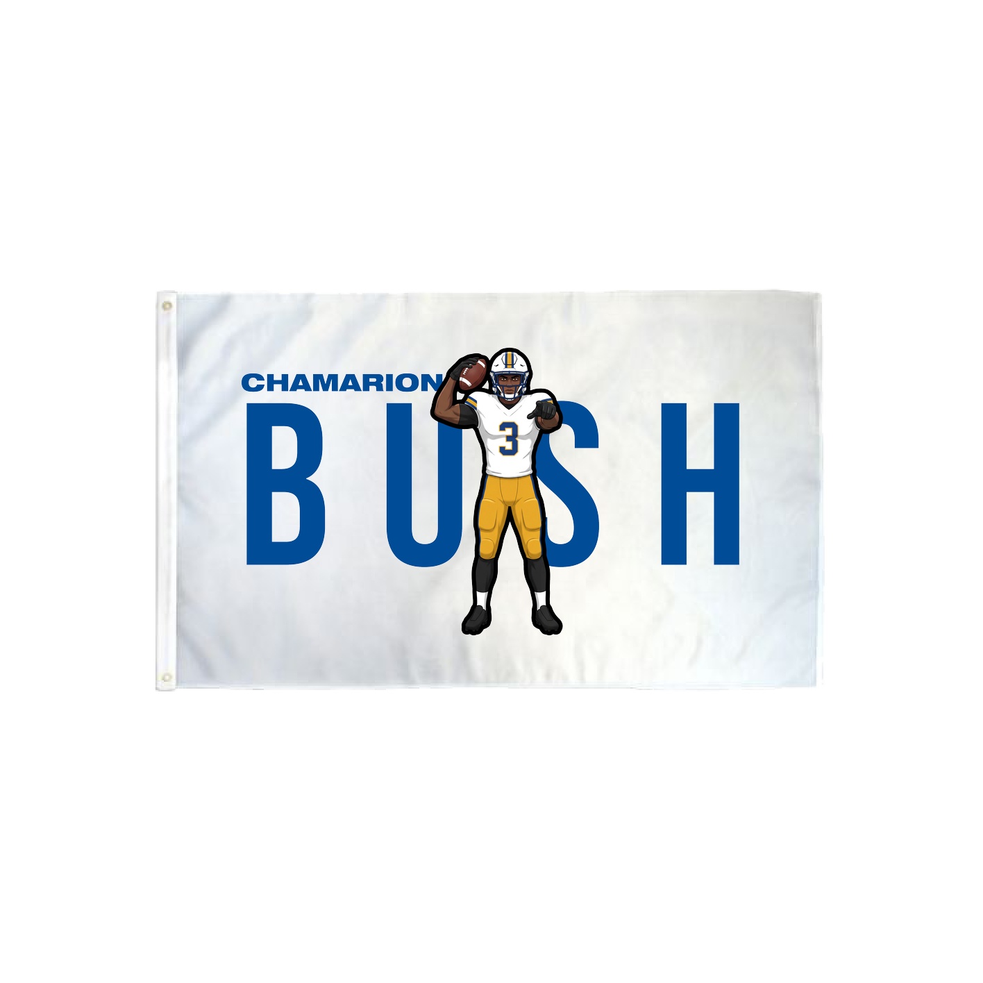 3x5 Flag — Player Name in Classic