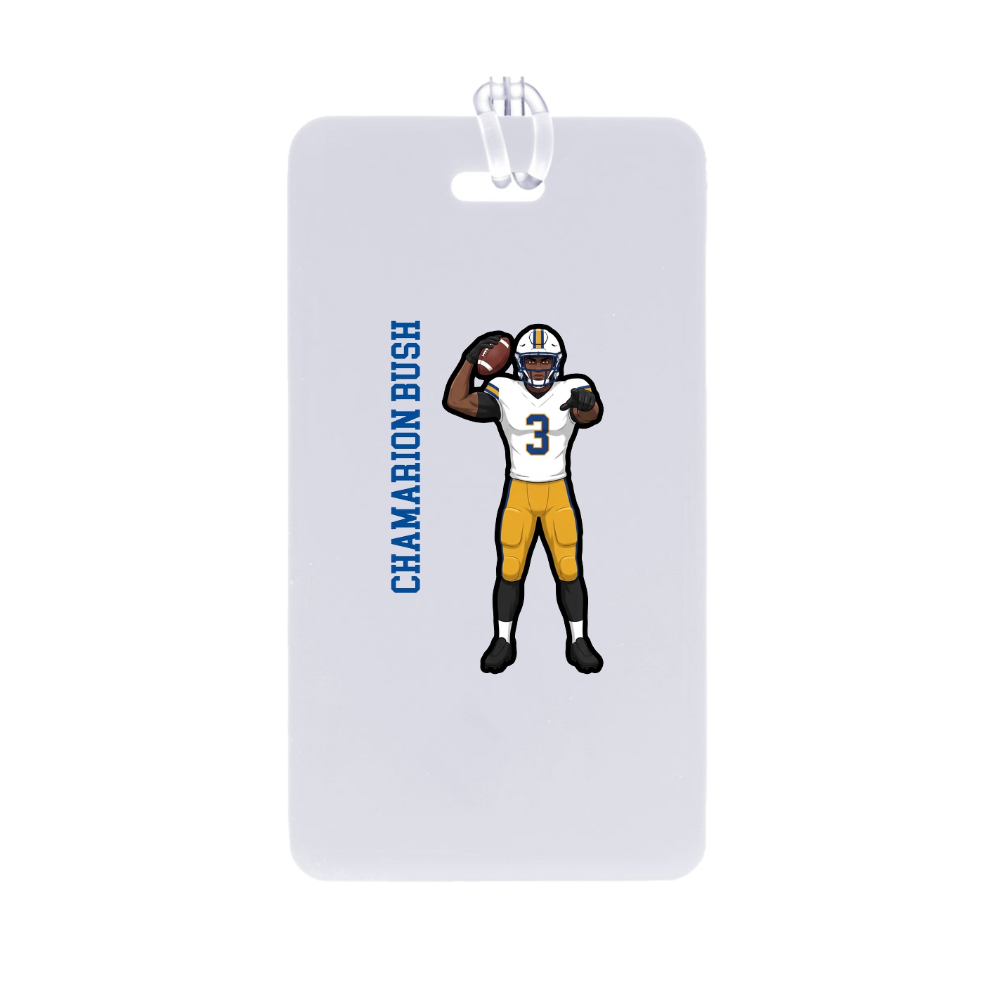 Bag Tag — Name Vertical in Classic