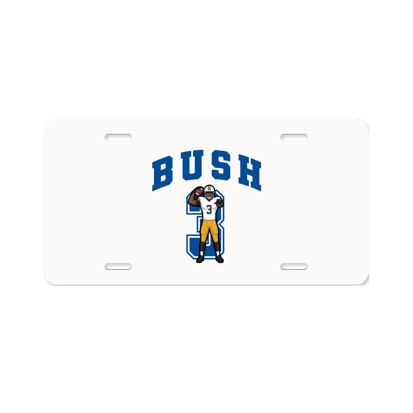 License Plate — Number in Classic