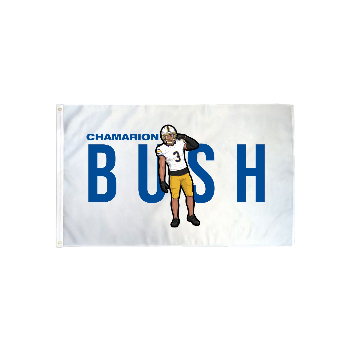 3x5 Flag — Player Name in Classic