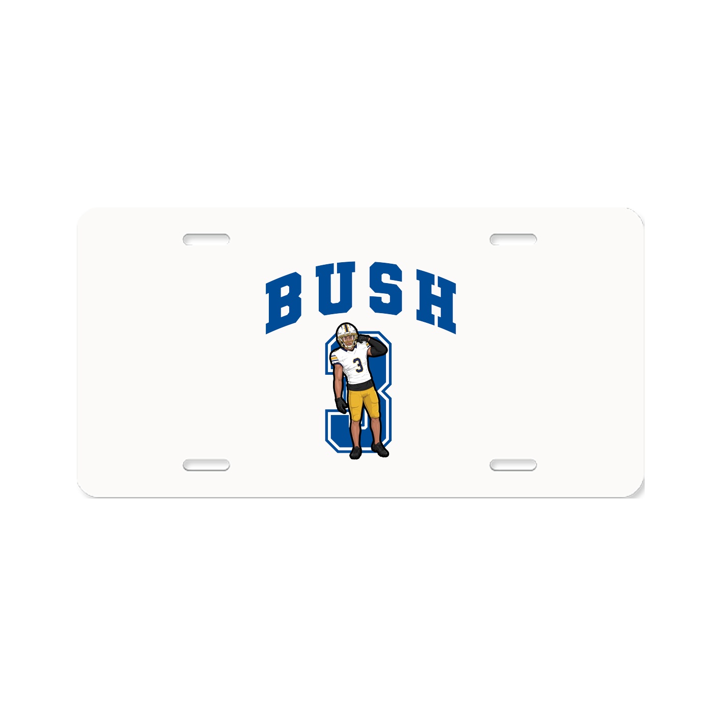 License Plate — Number in Classic