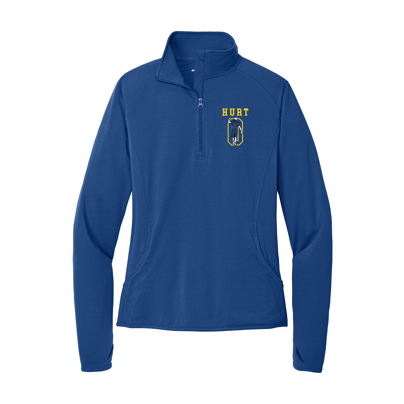 Women's Q-Zip Pullover — Shirsey in Royal