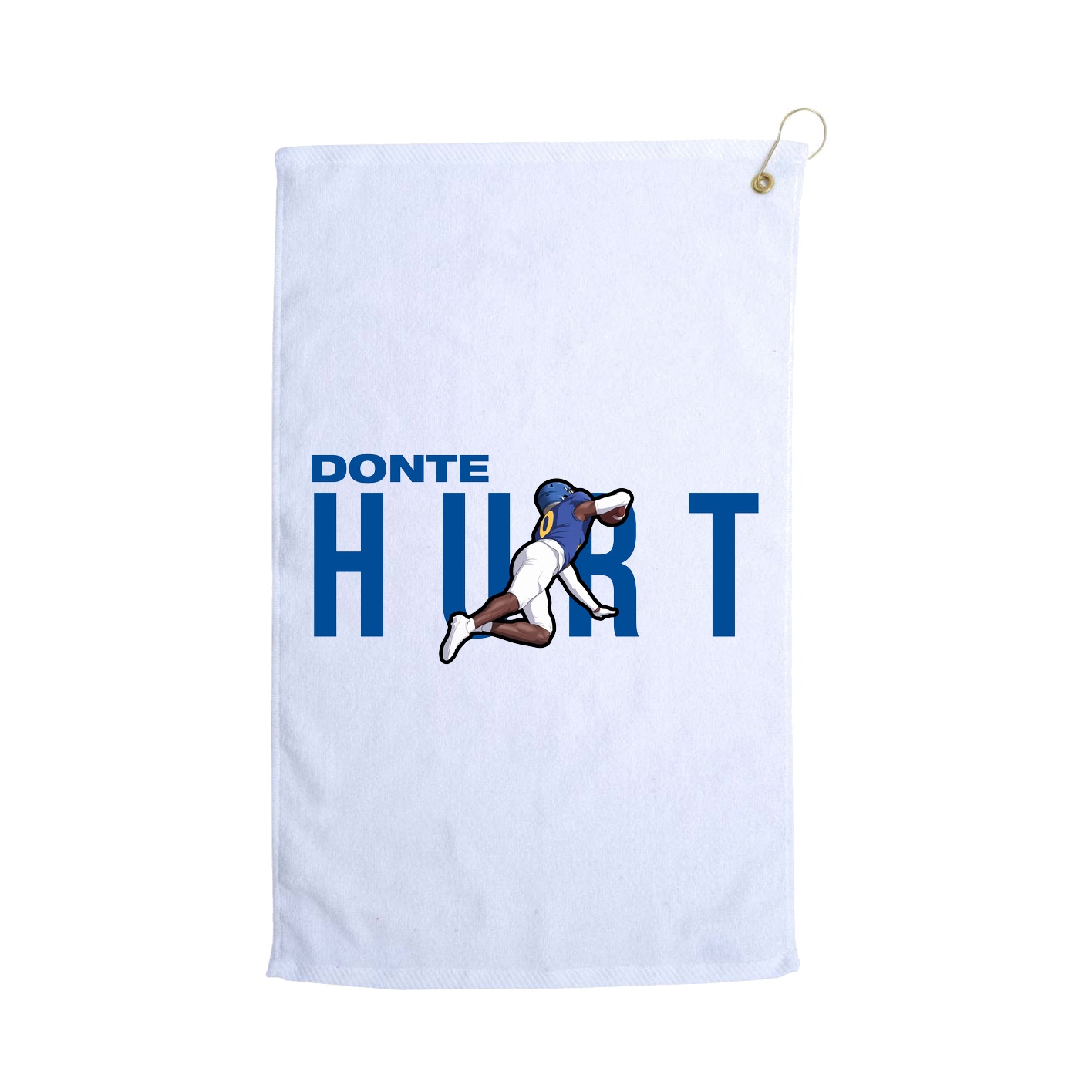 Golf Towel — Player Name in White