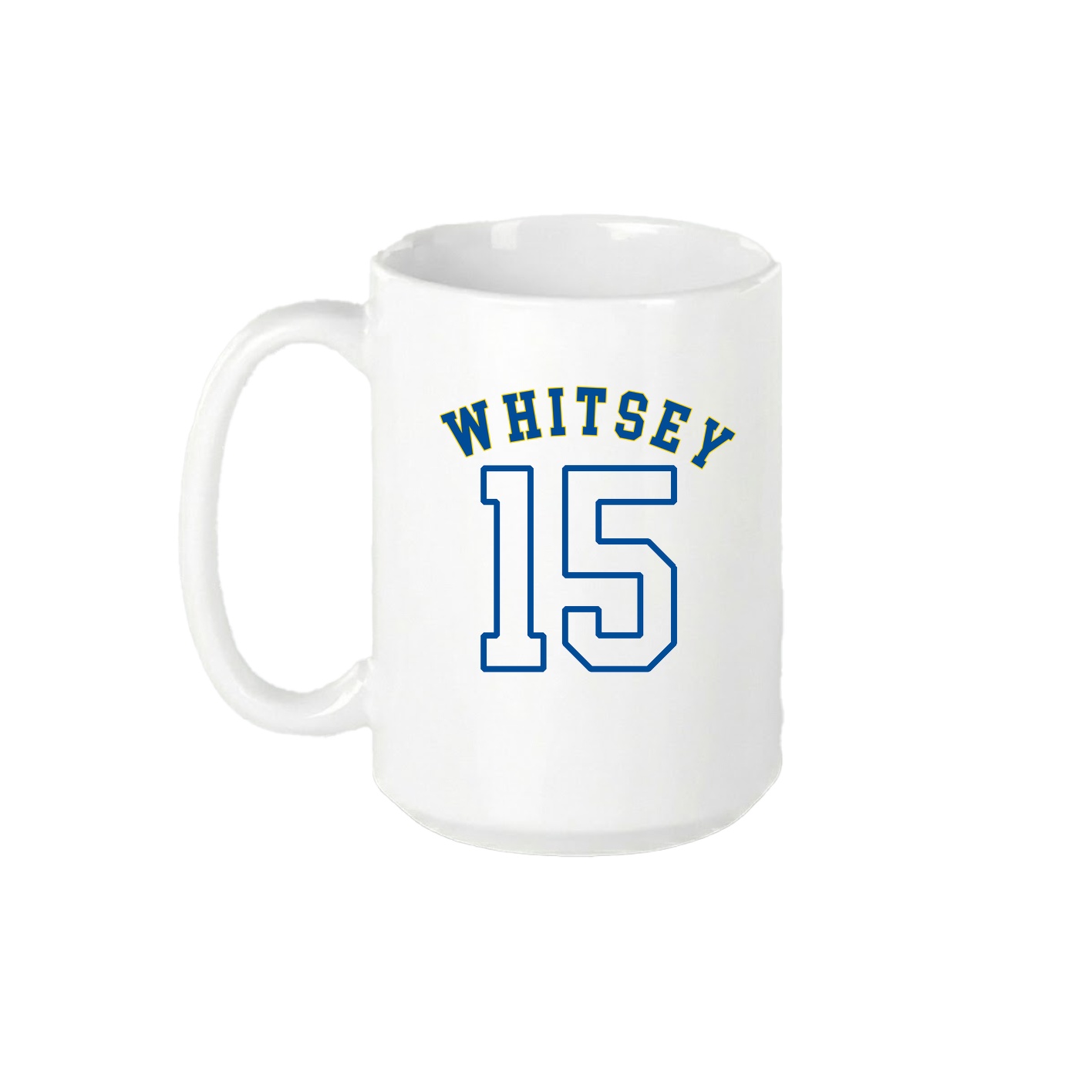15oz Coffee Mug — Shirsey Arch in White