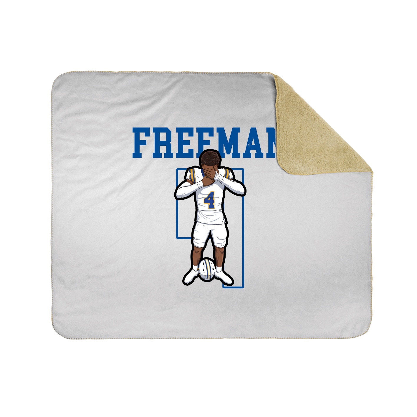 50x60 Sherpa Lined Throw Blanket