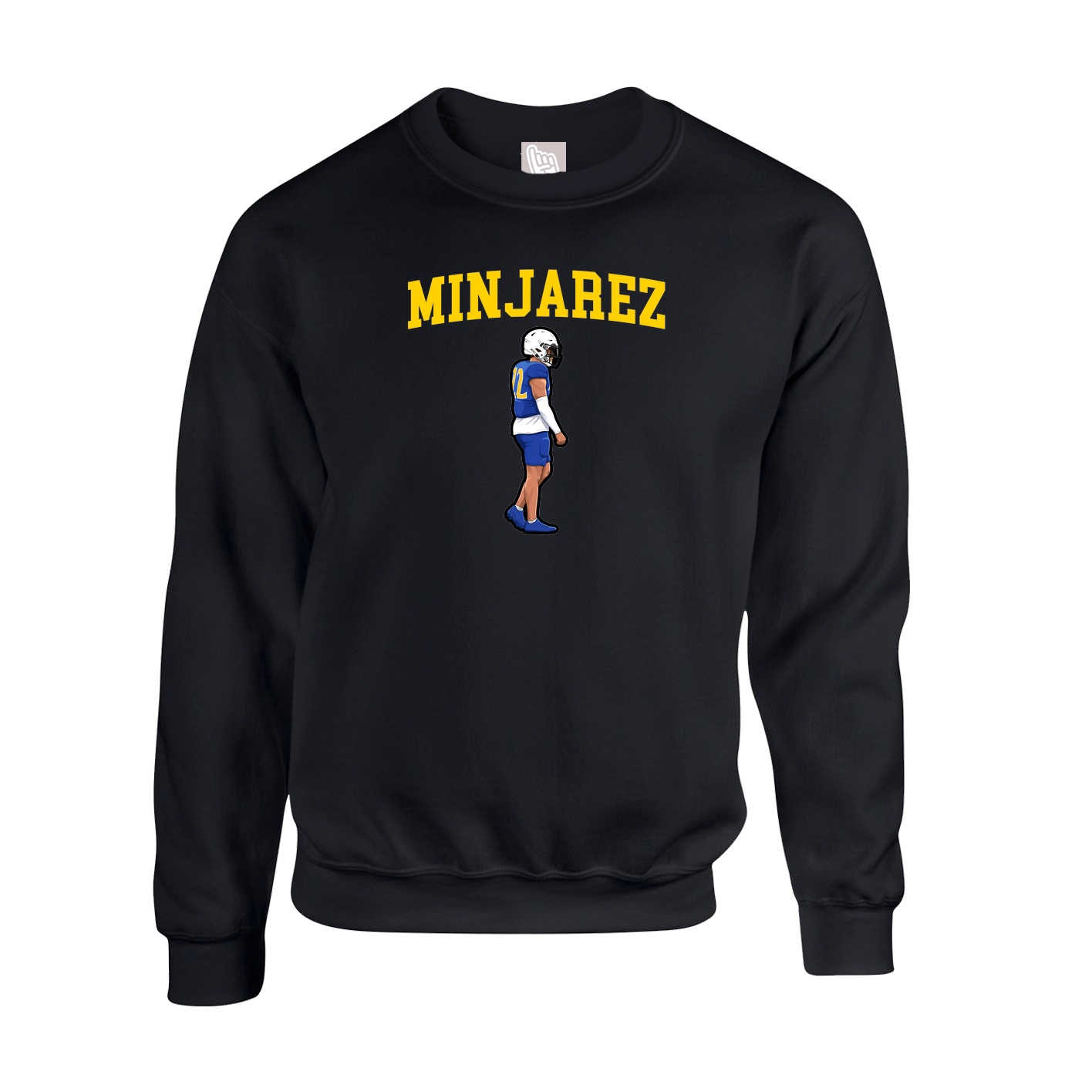 Fleece Crew — Shirsey in Black