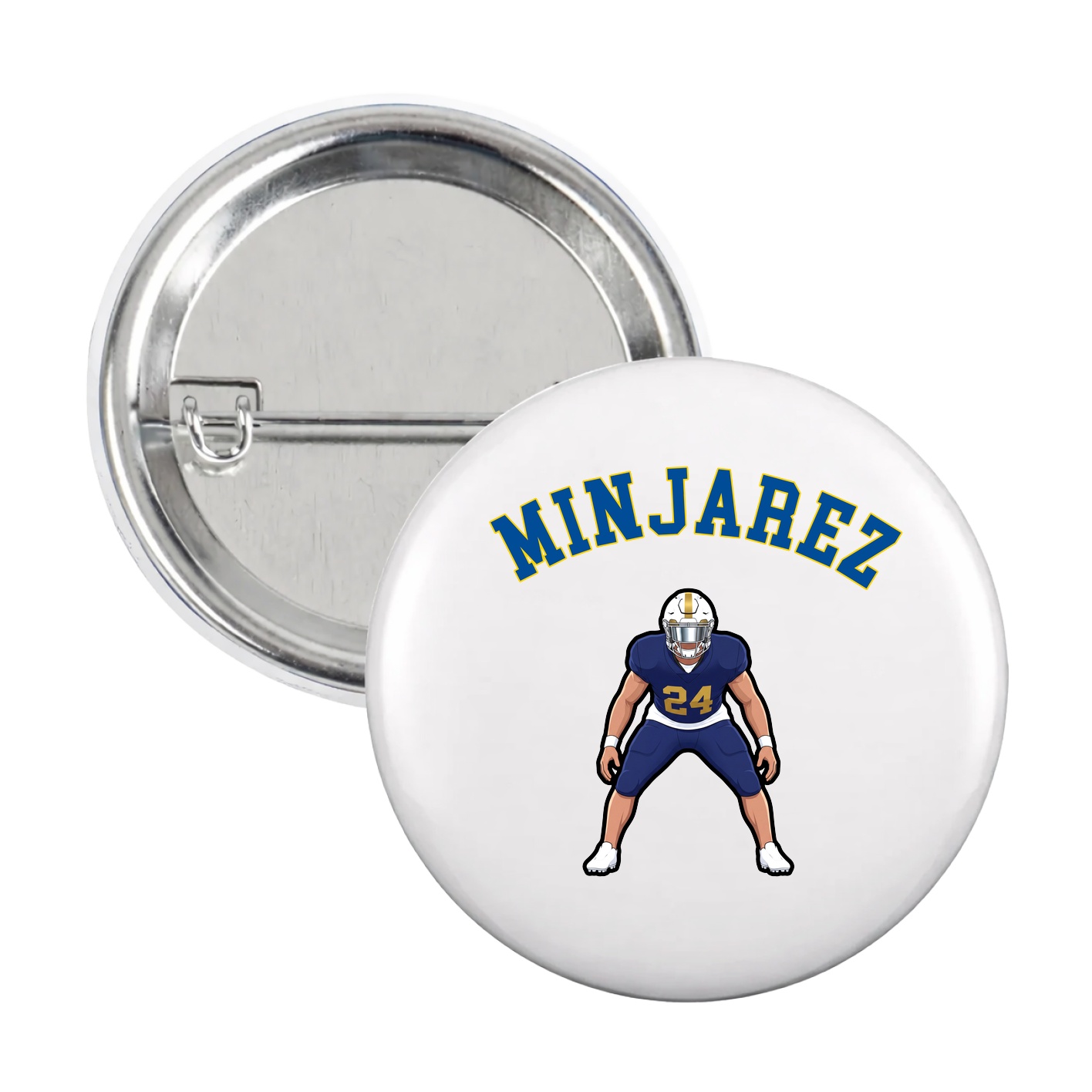 Game Day Button — Shirsey Arch in White