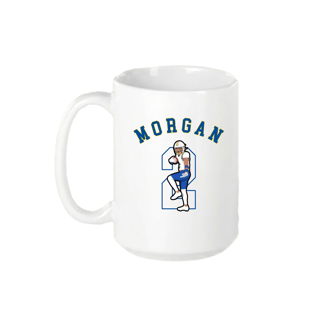 15oz Coffee Mug — Shirsey Arch in White