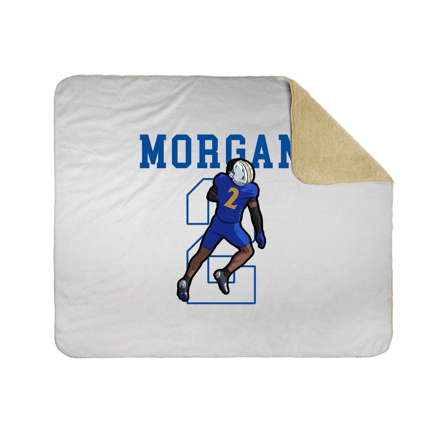 50x60 Sherpa Lined Throw Blanket