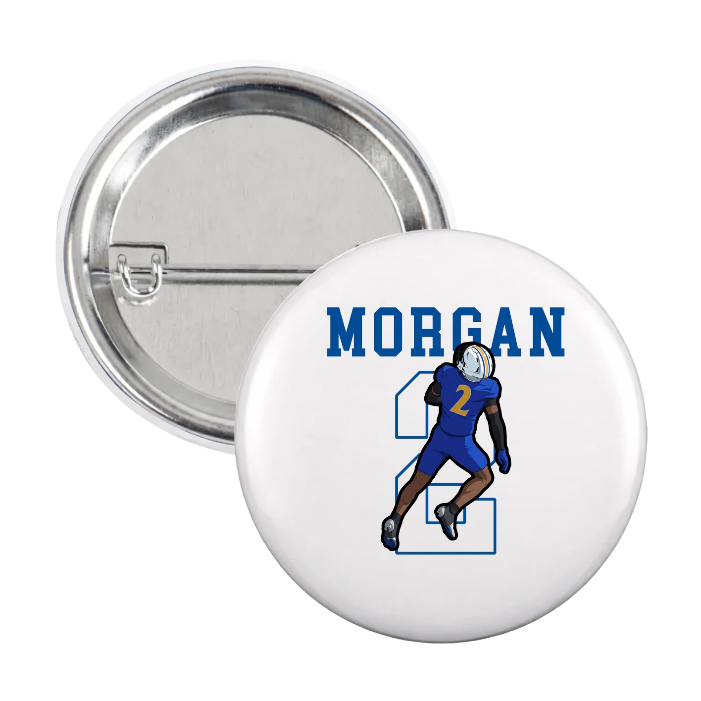 Game Day Button — Shirsey in White