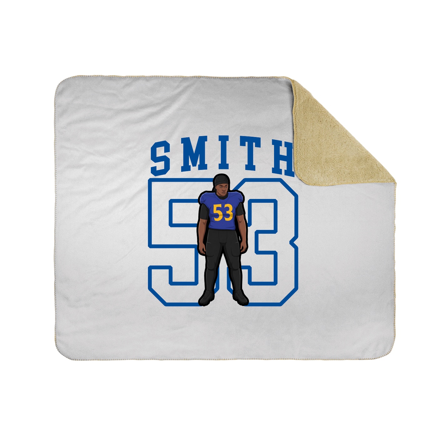 Throw Blanket — Shirsey in White