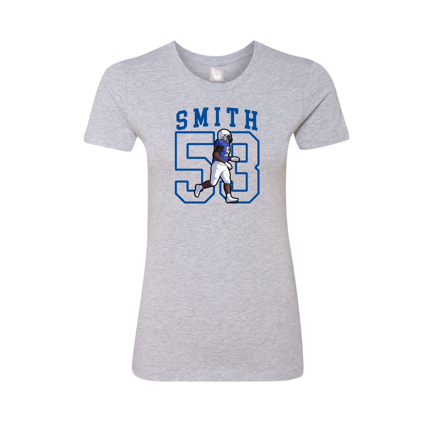 Fitted Women's Tee — Shirsey in Grey