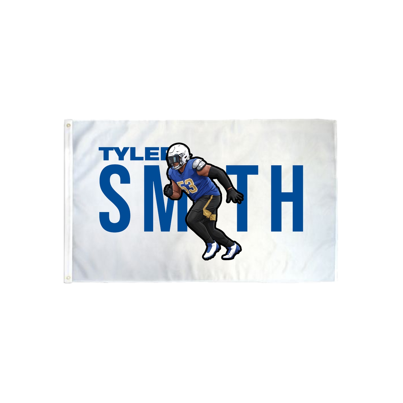 3x5 Flag — Player Name in Classic
