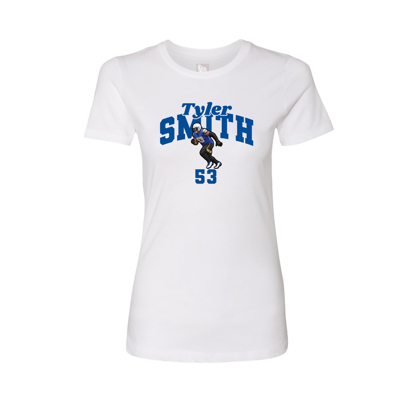 Womens Tee — Signature Arch in White