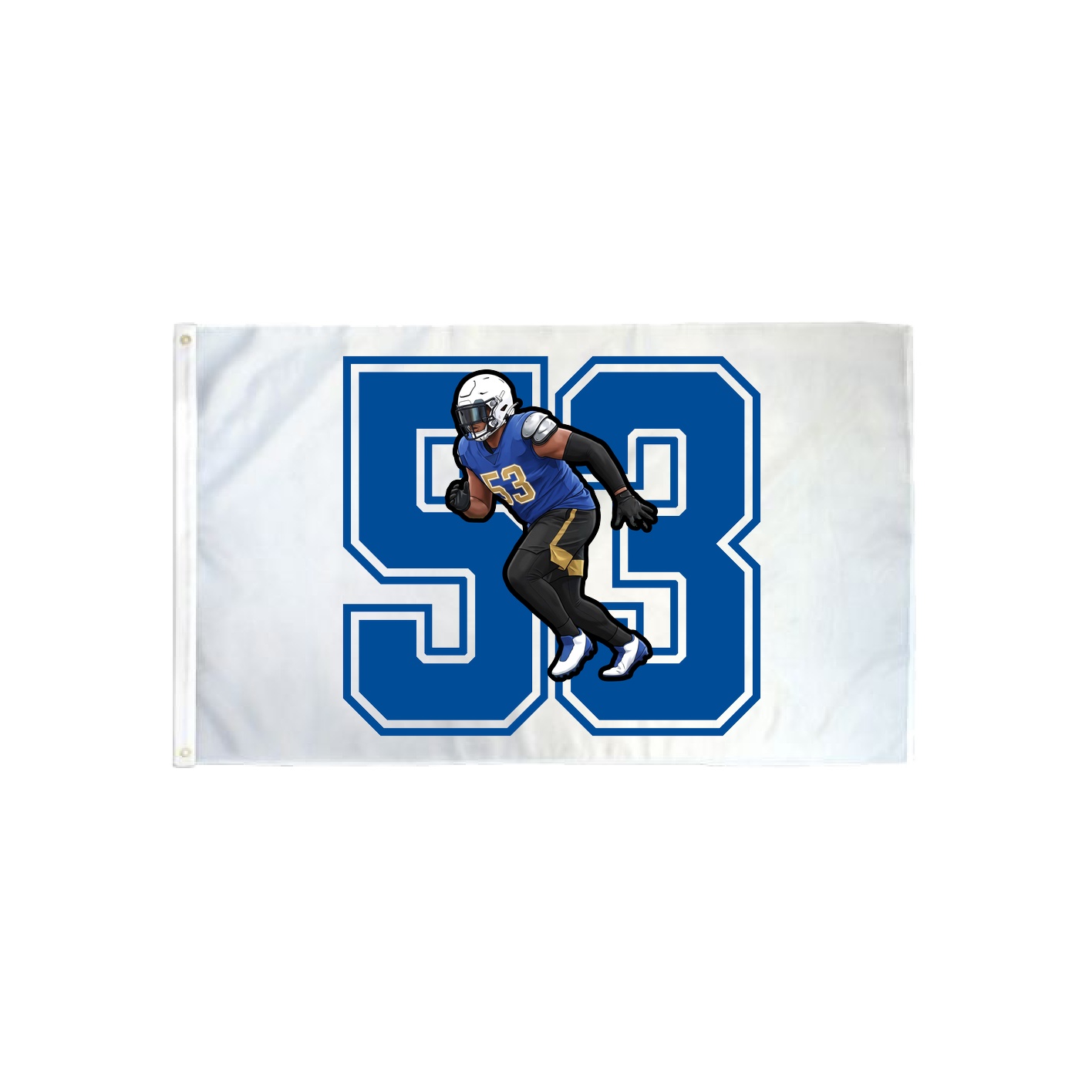 3x5 Flag — Number in Classic