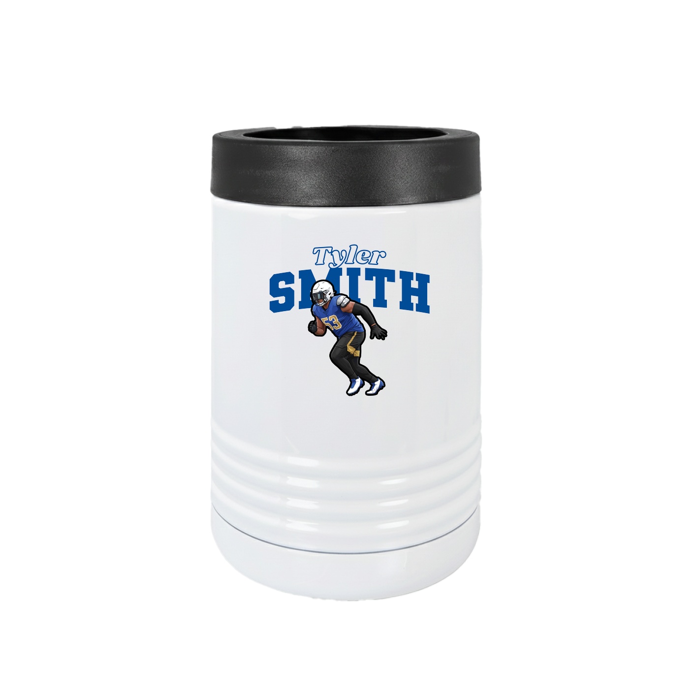 Beverage Holder — Name Arch in White