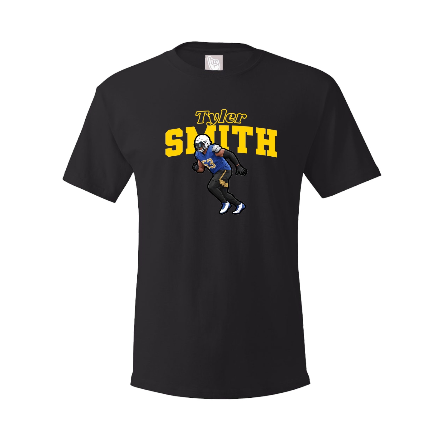 Youth Tee — Name Arch in Black
