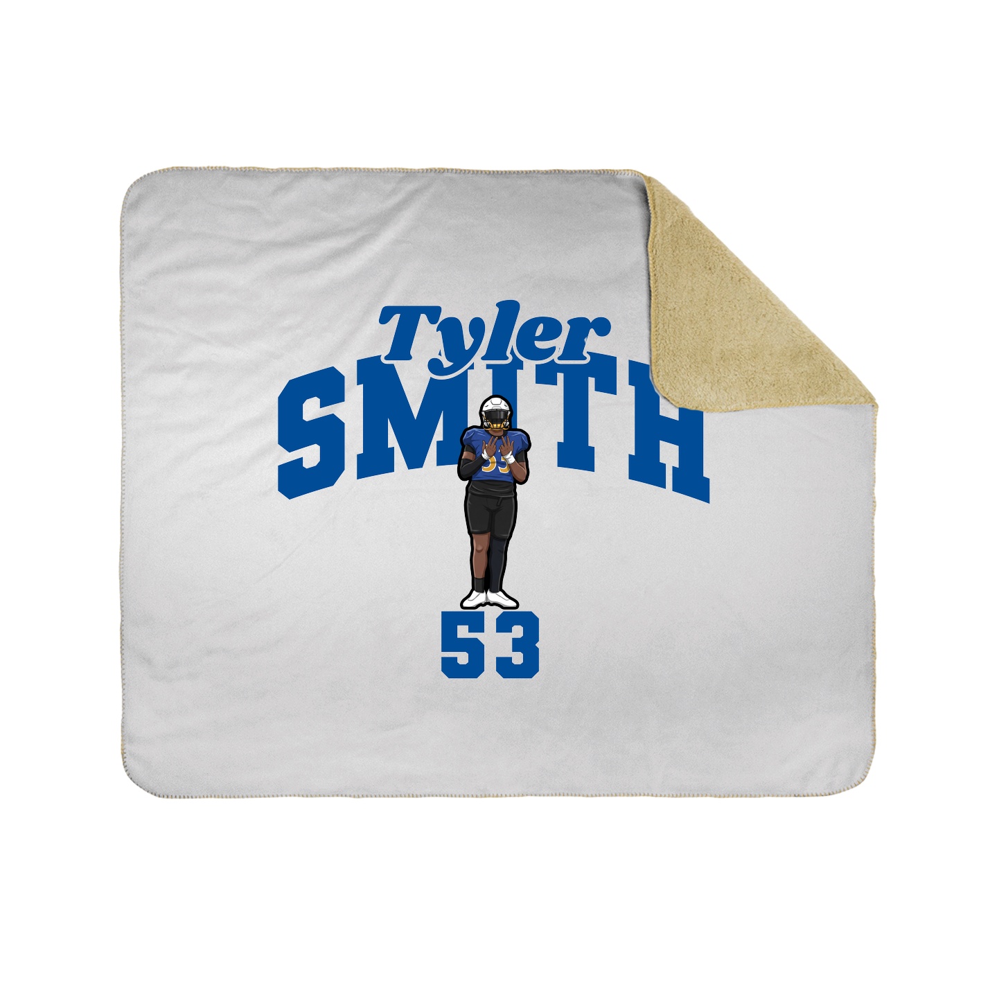 Throw Blanket — Signature Arch in White
