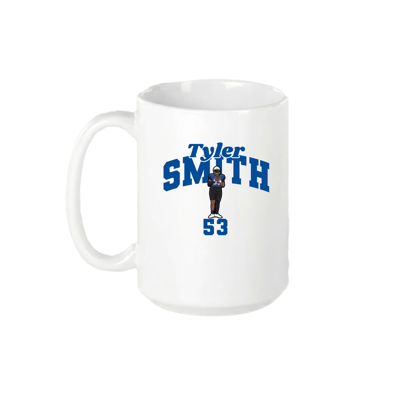 15oz Coffee Mug — Signature Arch in White