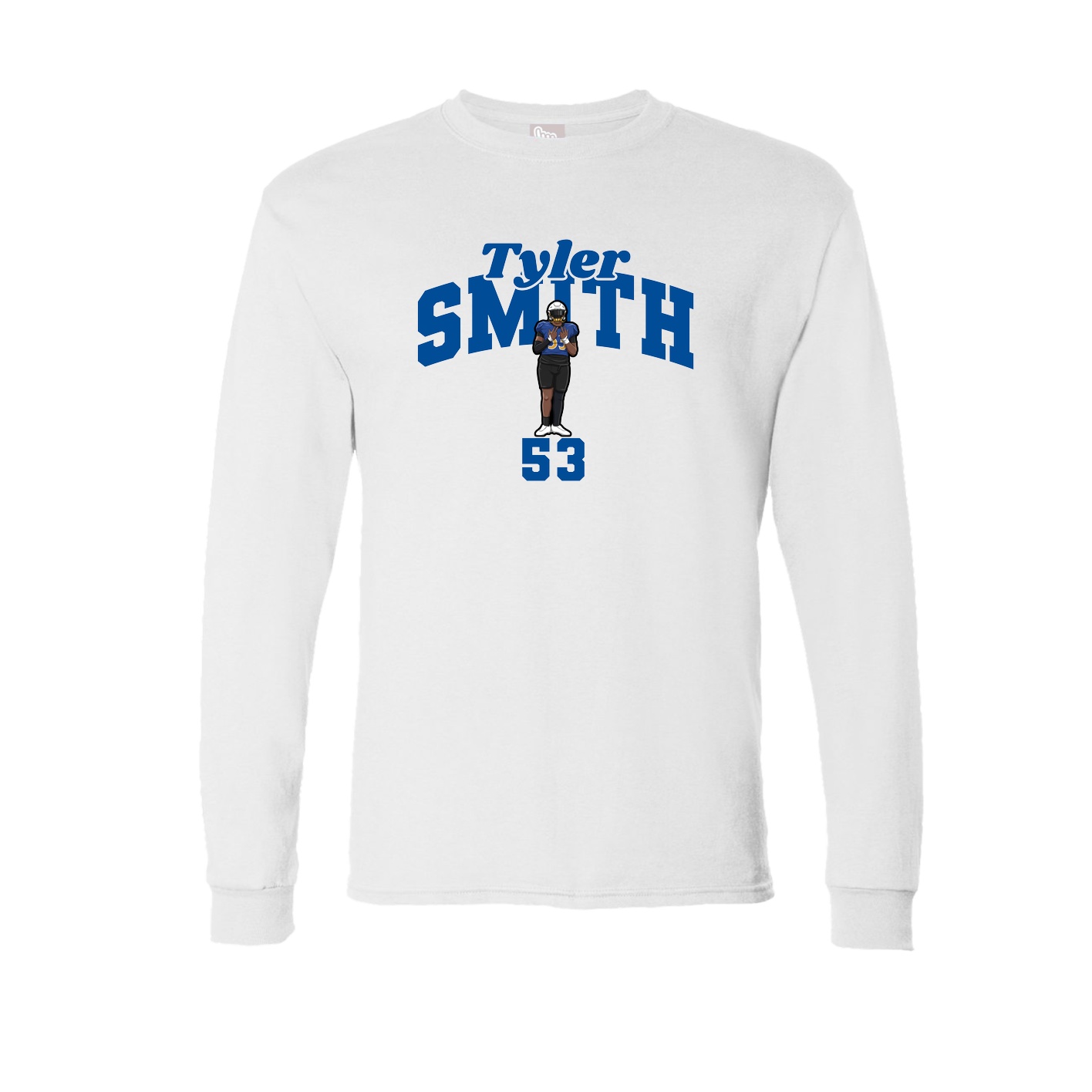 Long Sleeve Tee — Signature Arch in White