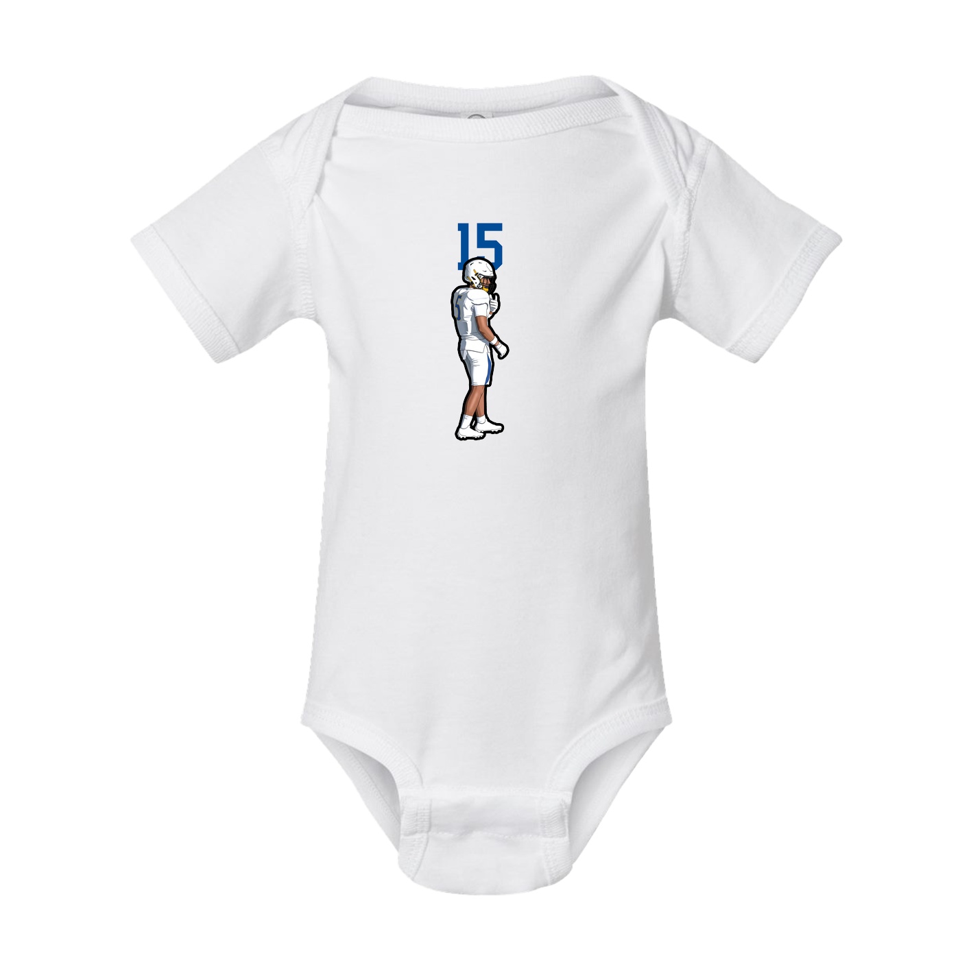 Baby Onesie — Number Top in White