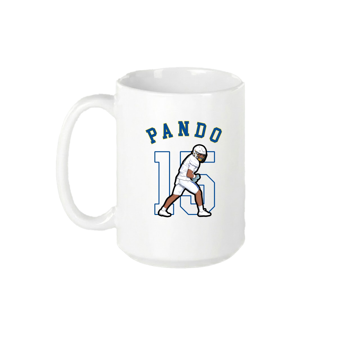 15oz Coffee Mug — Shirsey Arch in White
