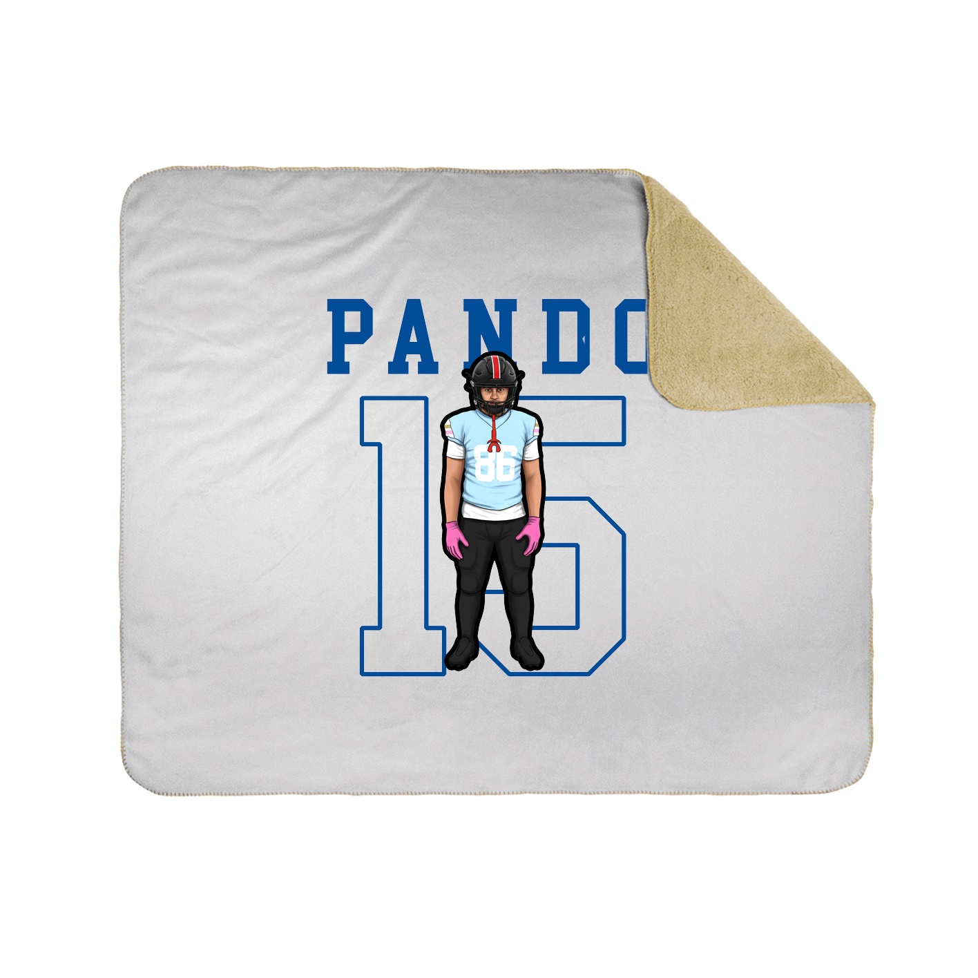 50x60 Sherpa Lined Throw Blanket