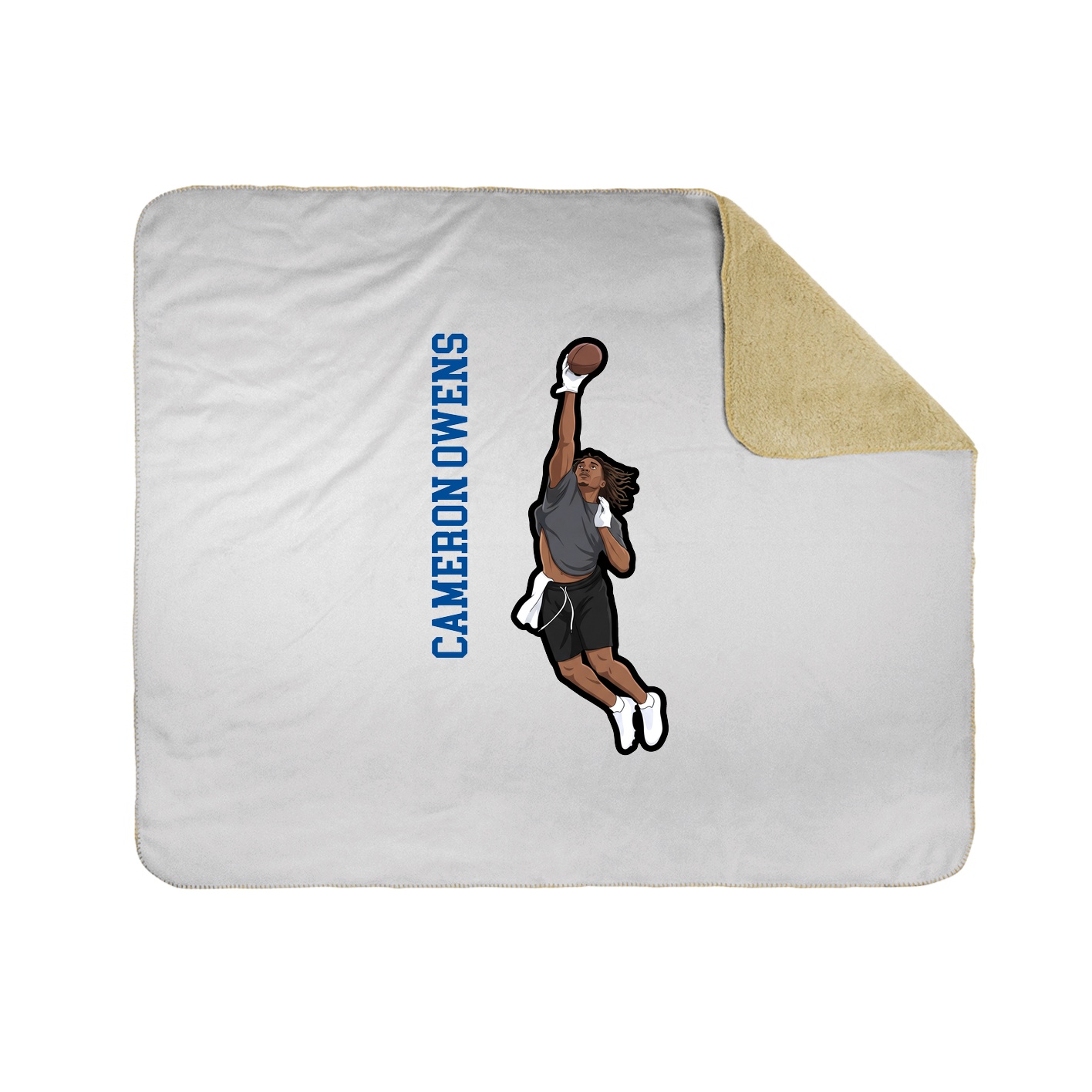50x60 Sherpa Lined Throw Blanket