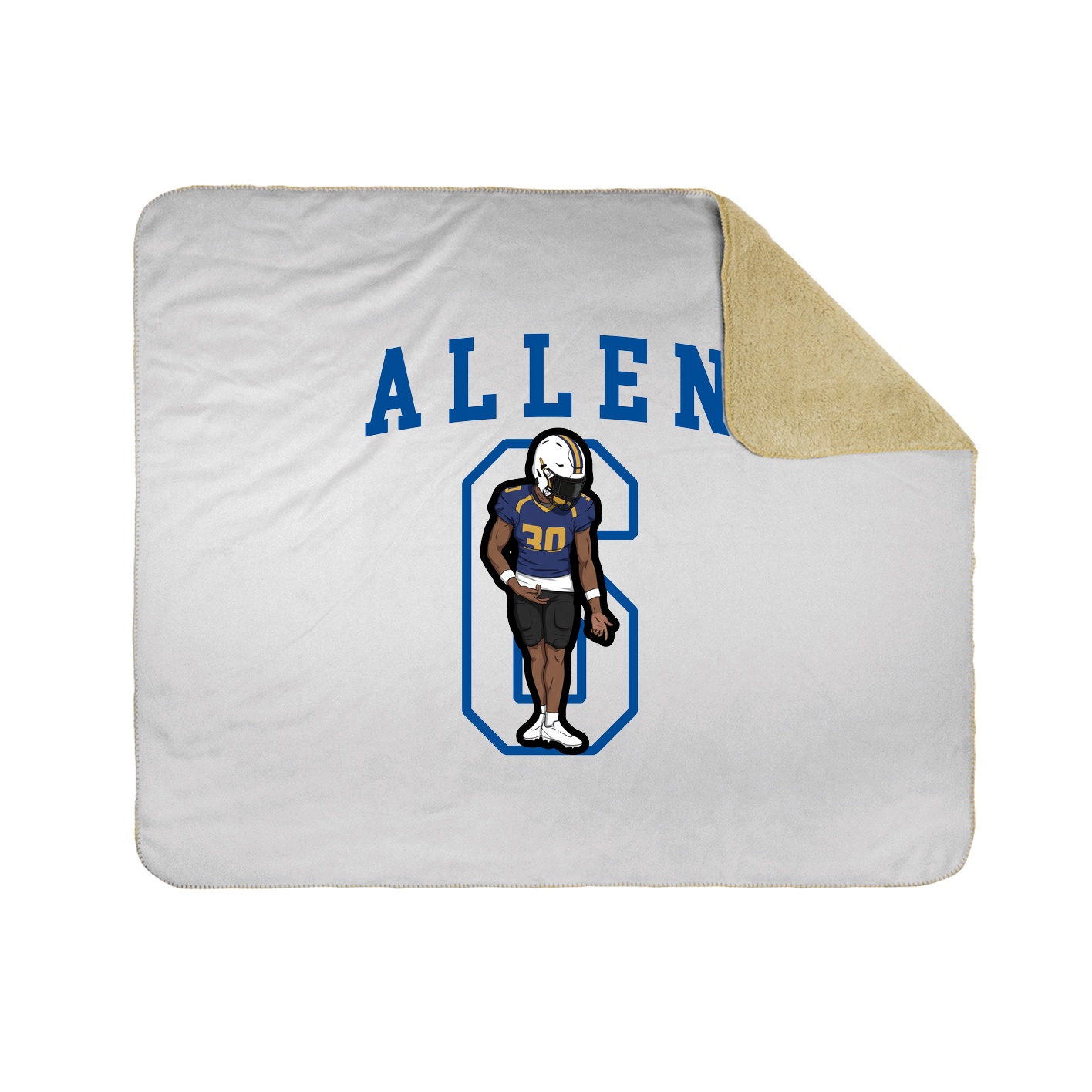 Throw Blanket — Shirsey in White