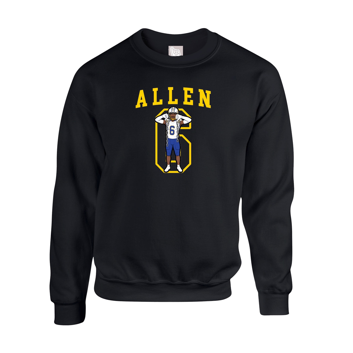 Fleece Crew — Shirsey in Black