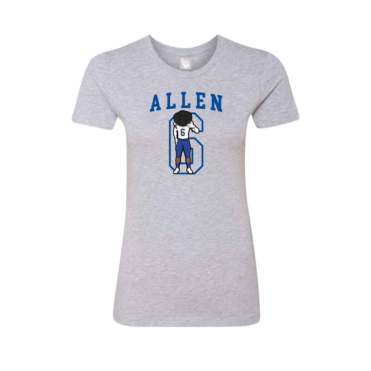 Fitted Women's Tee — Shirsey in Grey