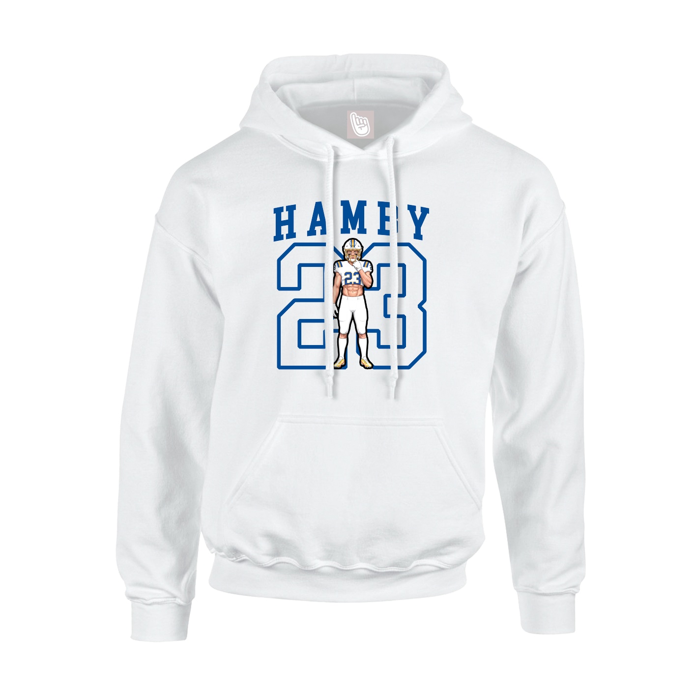 Hoodie — Shirsey in White