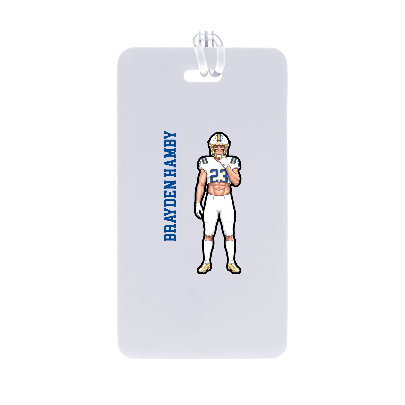 Bag Tag — Name Vertical in Classic