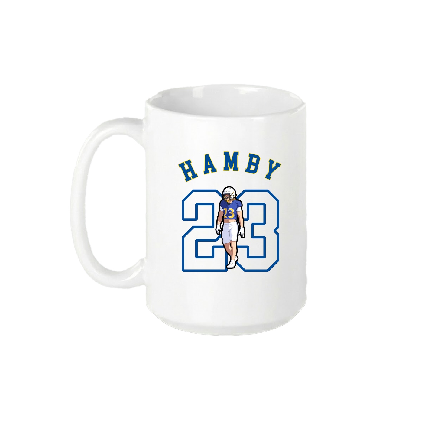 15oz Coffee Mug — Shirsey Arch in White