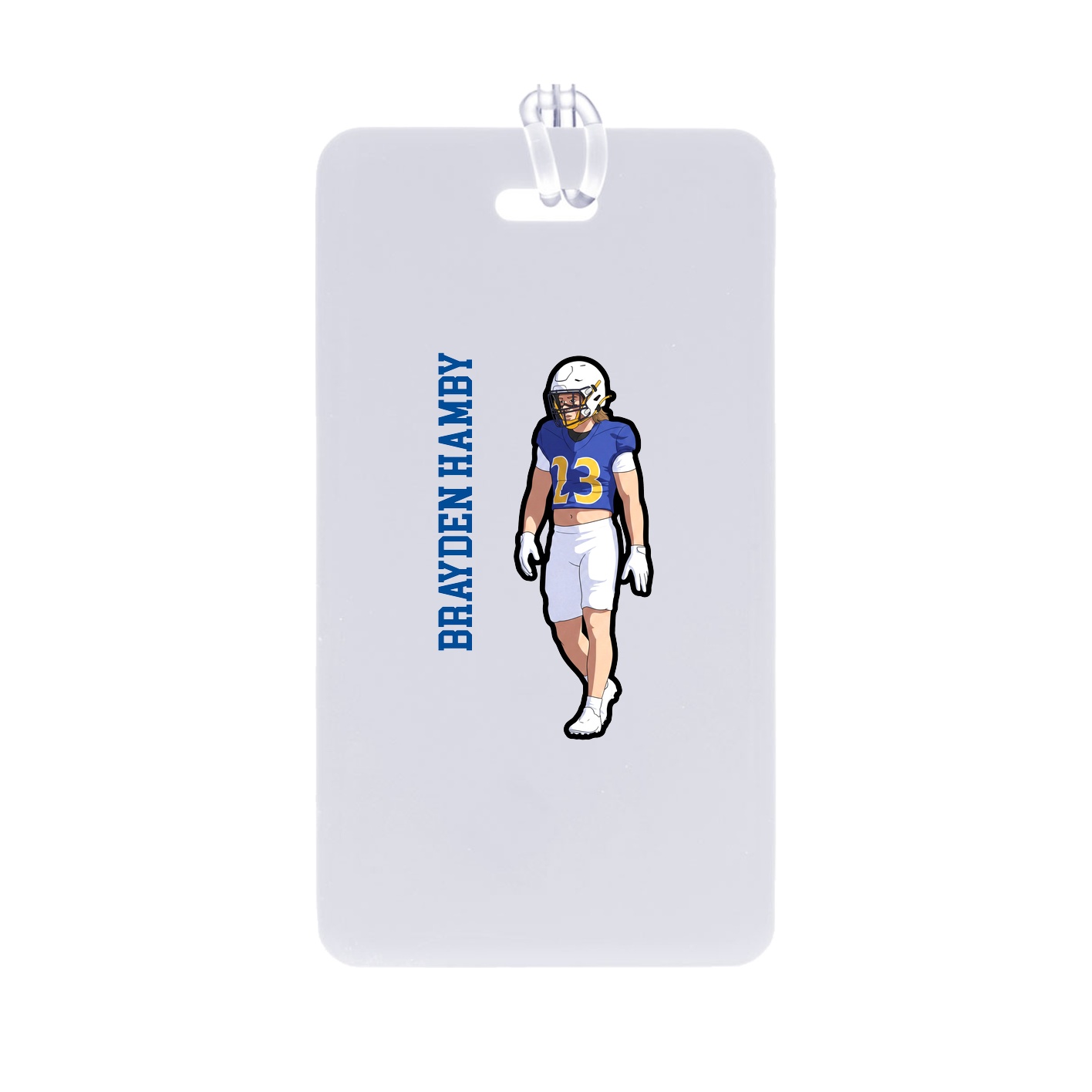 Bag Tag — Name Vertical in Classic
