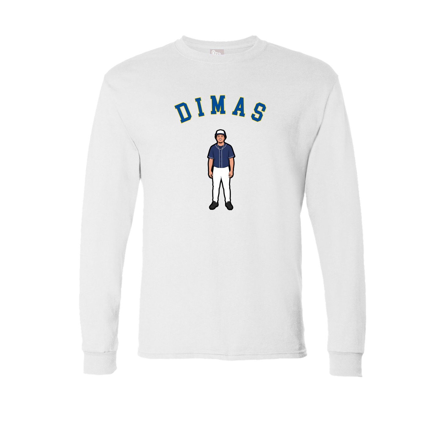 Long Sleeve Tee — Shirsey Arch in White