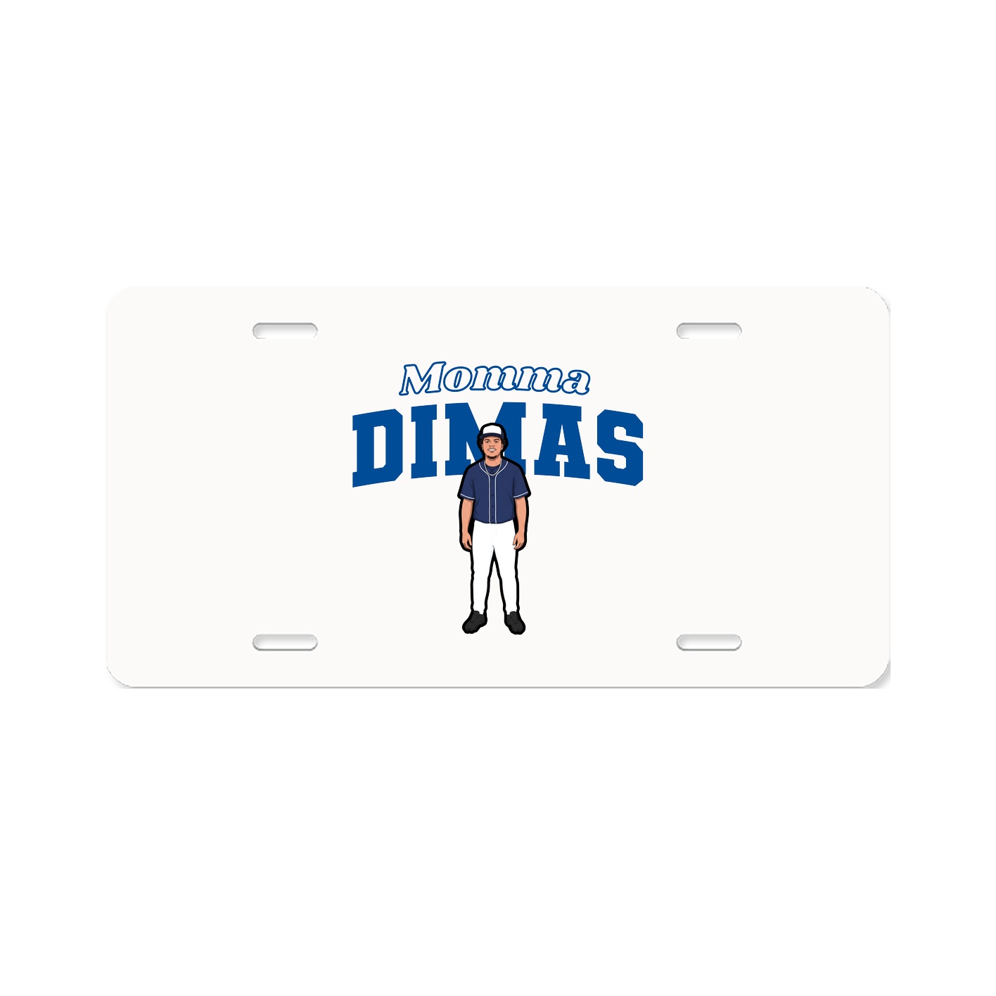 License Plate — Mothers Day Block in Classic