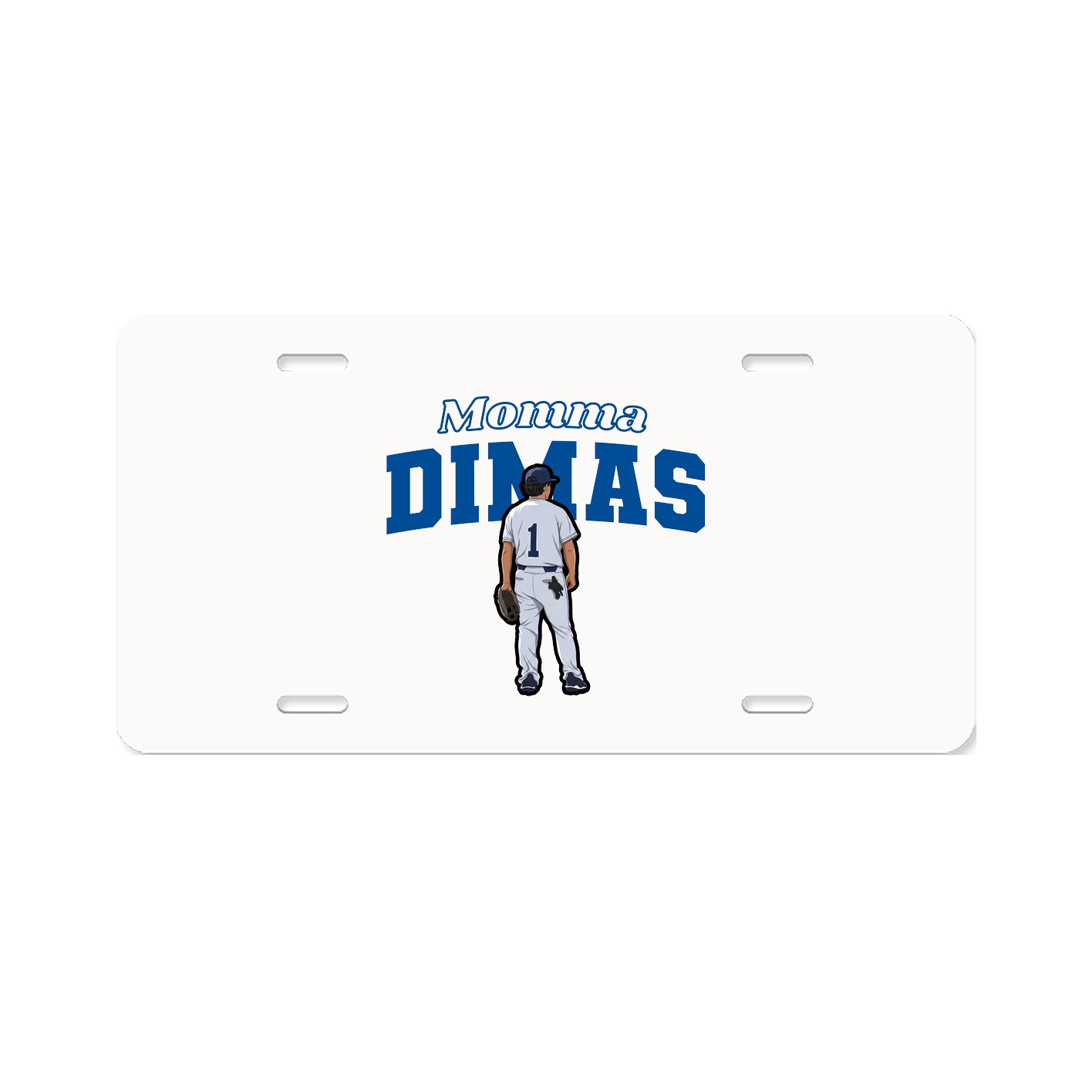 License Plate — Mothers Day Block in Classic