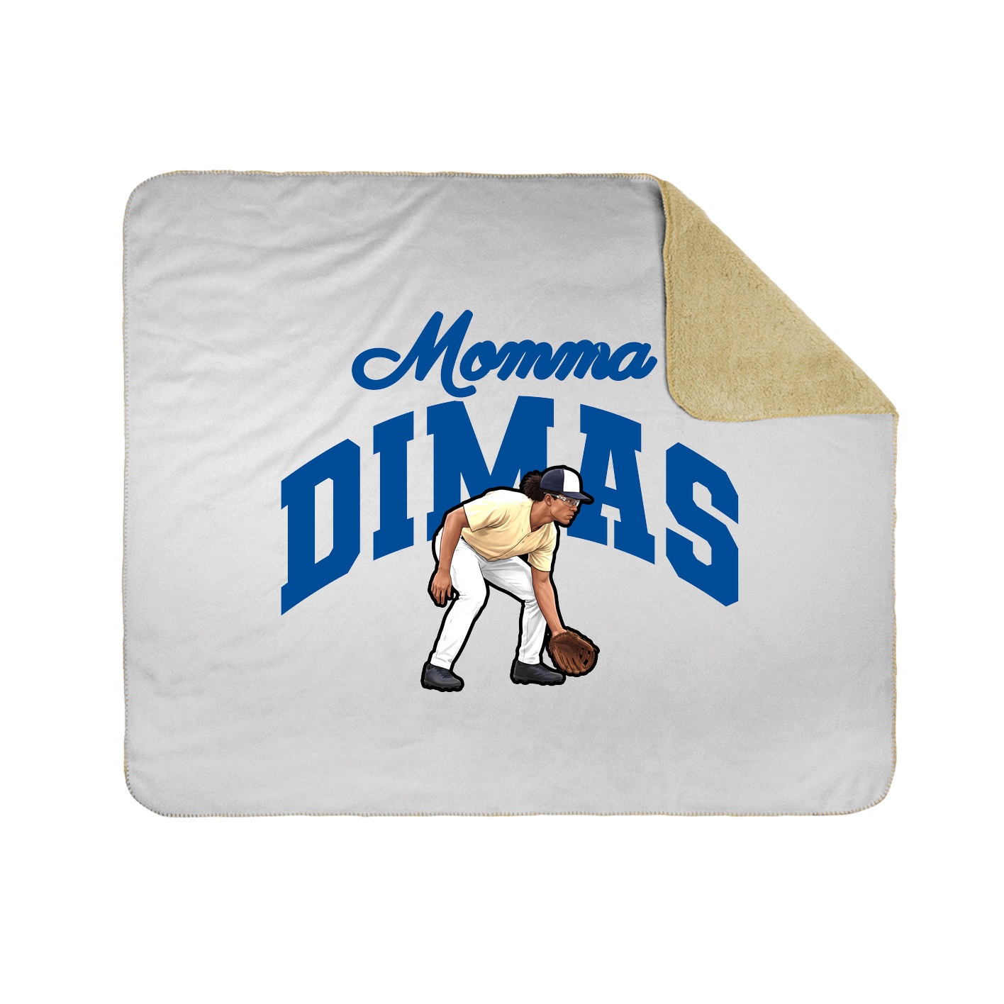 Throw Blanket — Mothers Day Arch in White