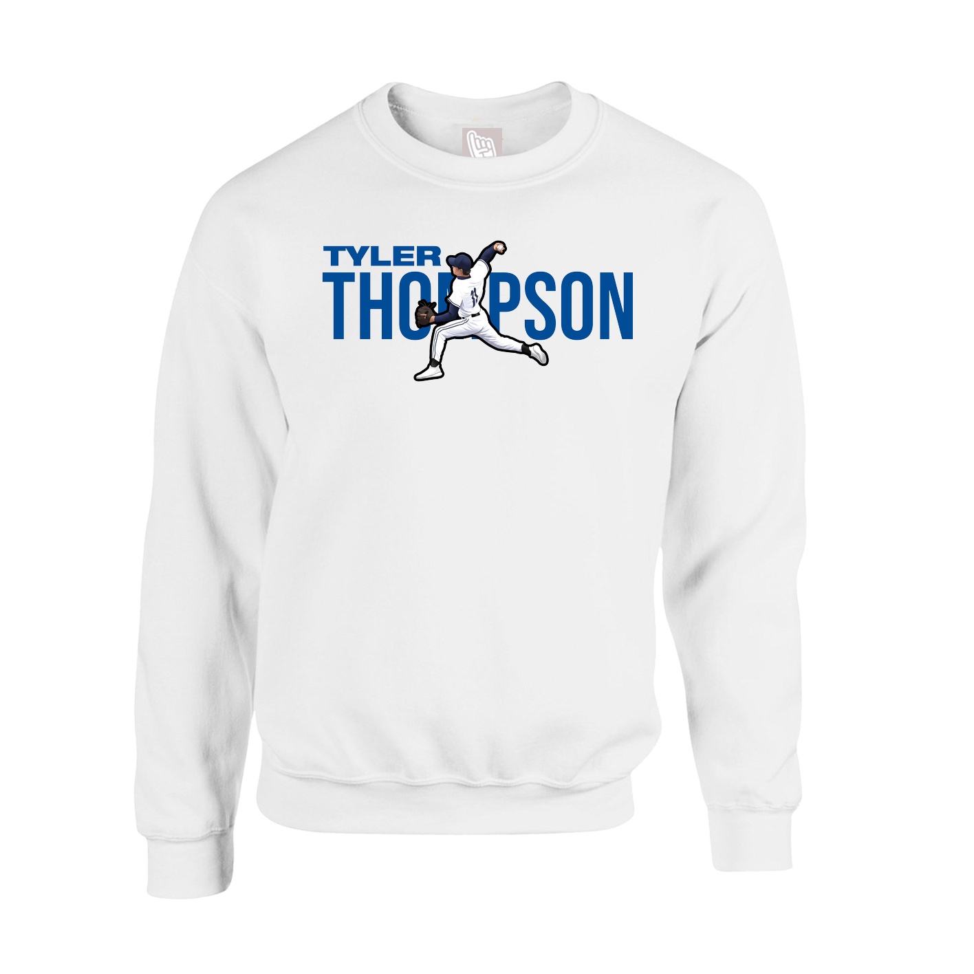 Fleece Crew — Player Name in White