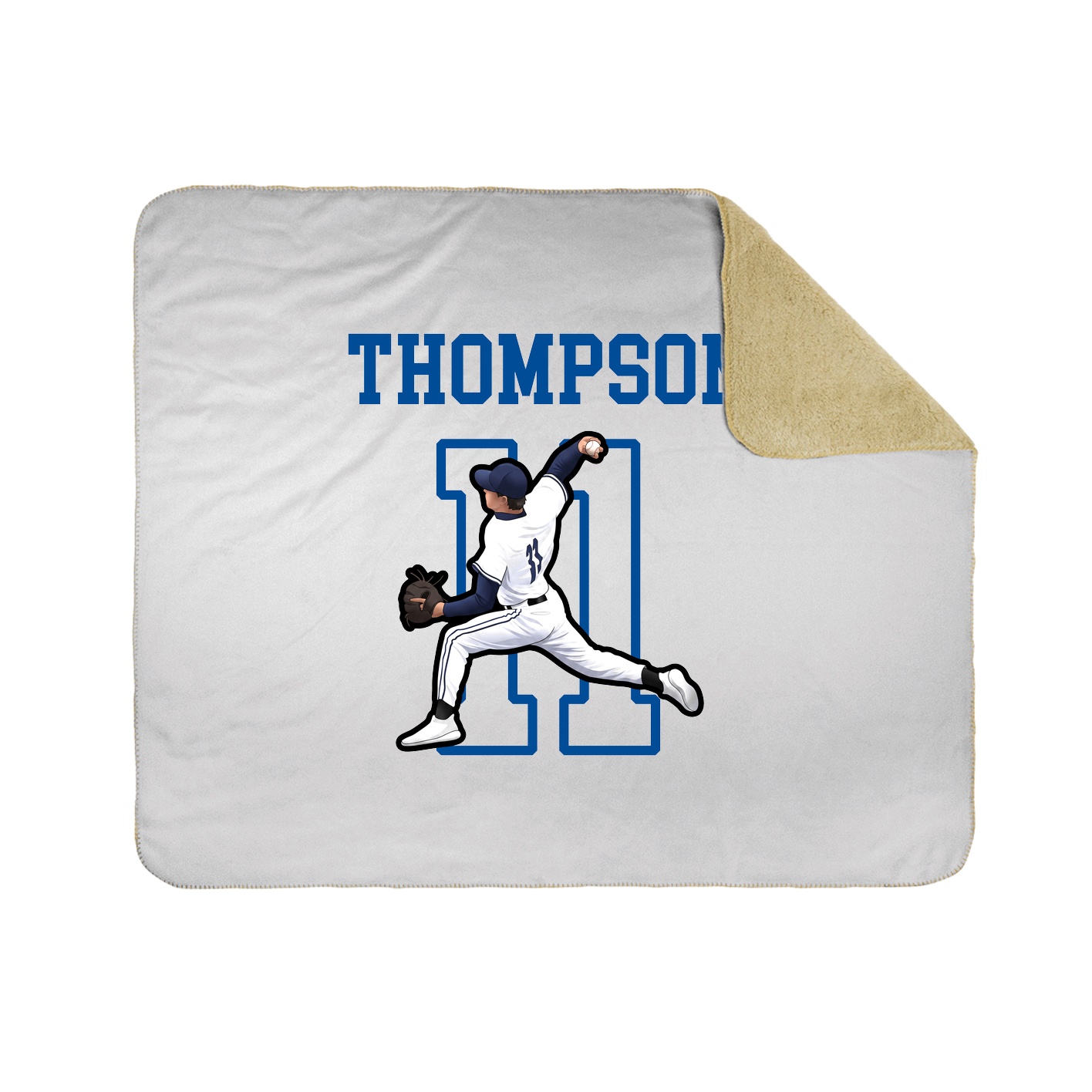 50x60 Sherpa Lined Throw Blanket