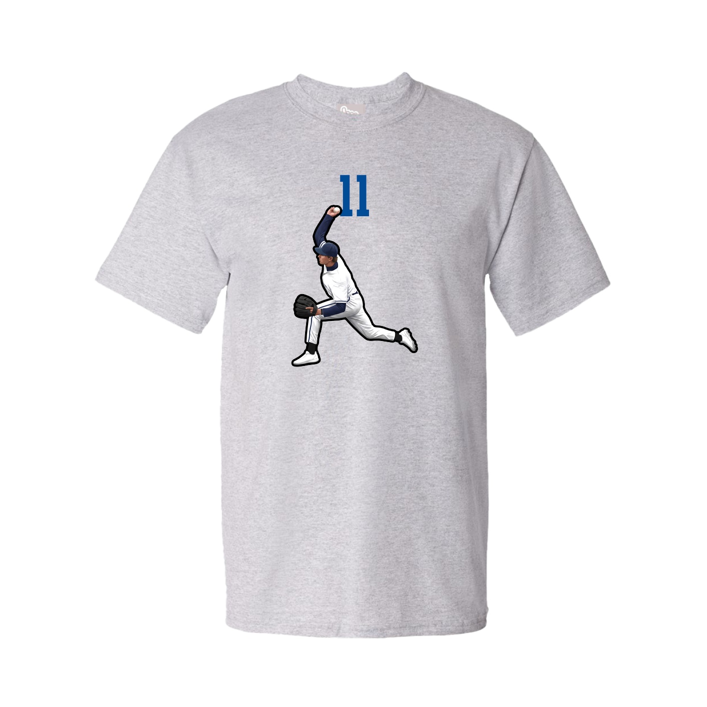 Tee — Number Top in Grey