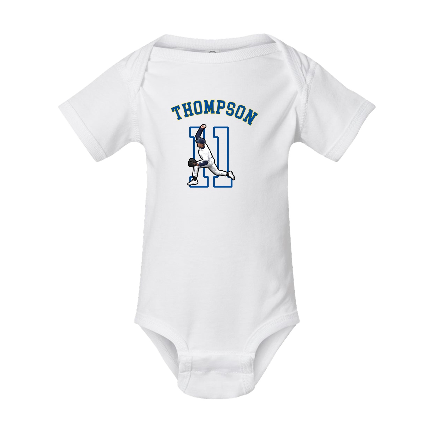 Baby Onesie — Shirsey Arch in White