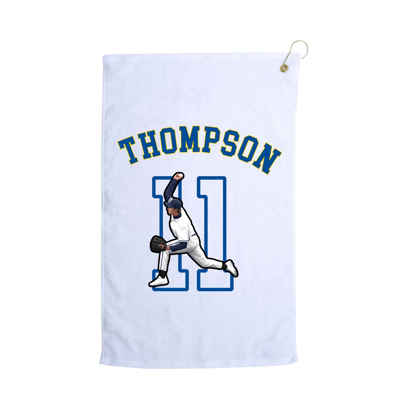 Golf Towel — Shirsey Arch in White