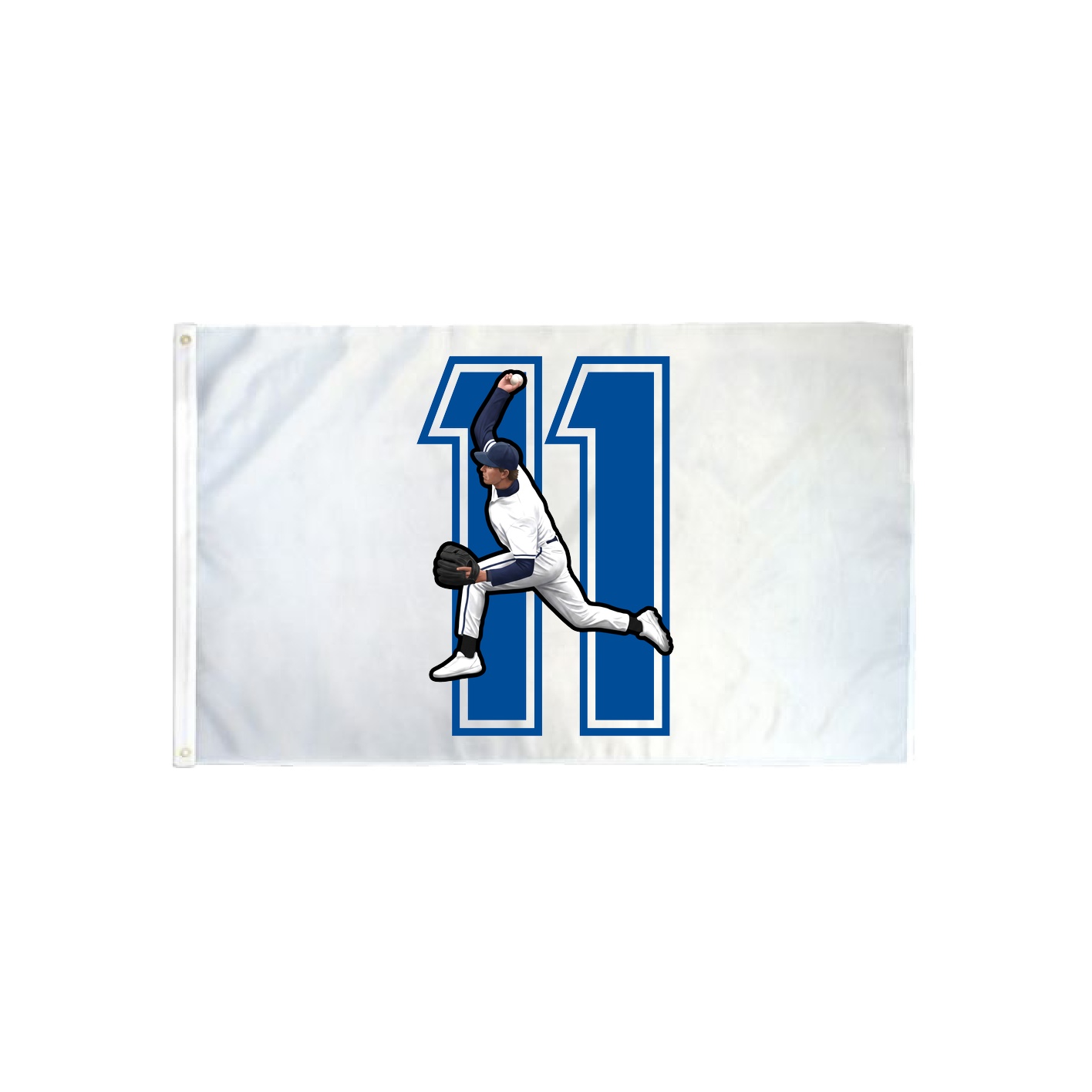 3x5 Flag — Number in Classic