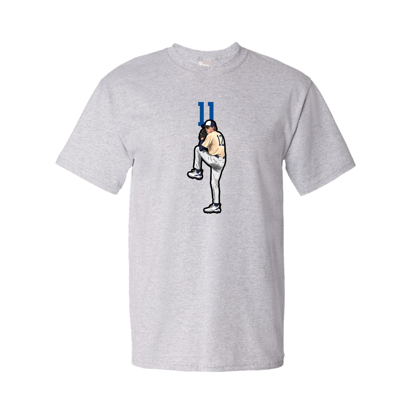 Tee — Number Top in Grey