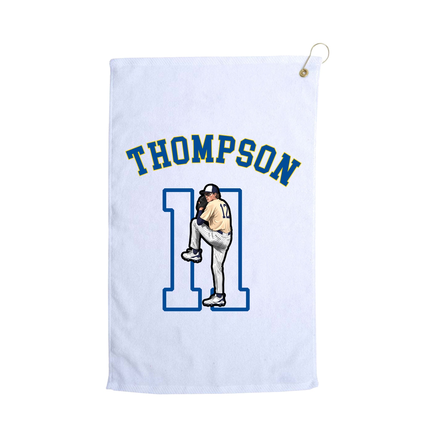 Golf Towel — Shirsey Arch in White