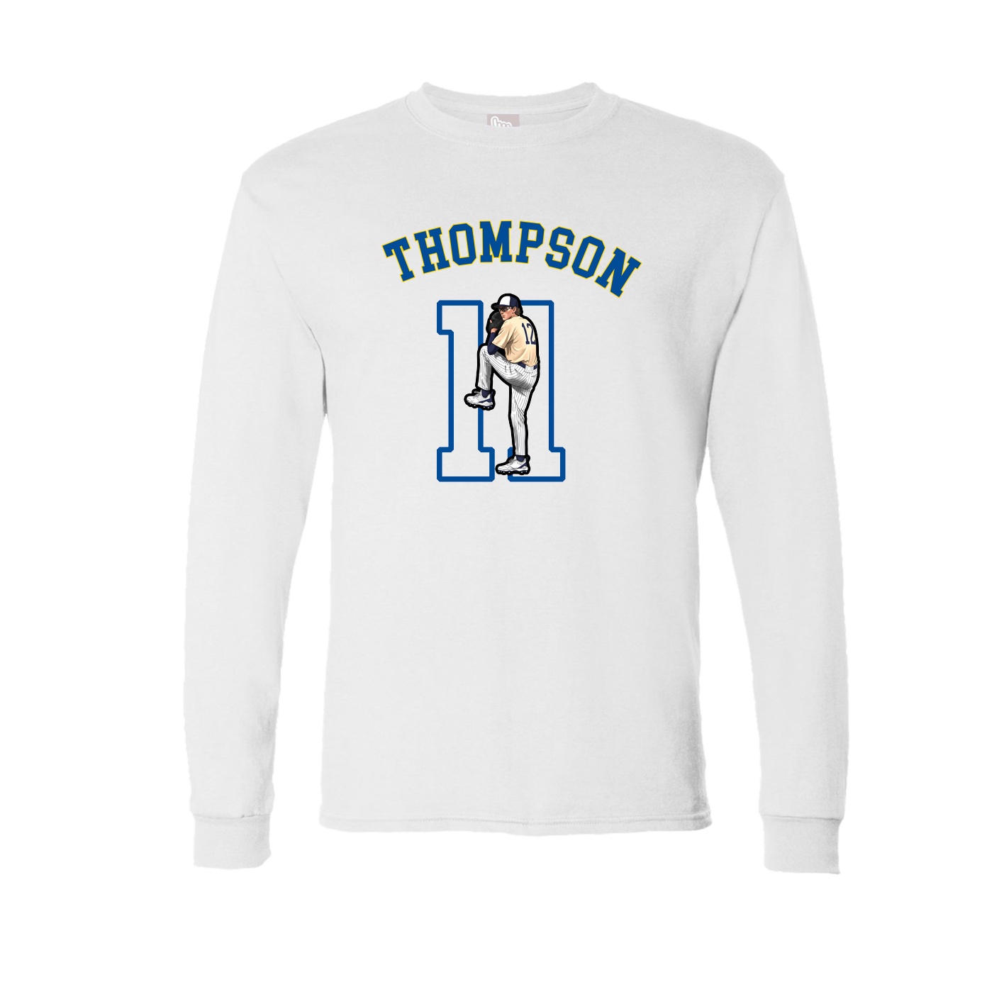 Long Sleeve Tee — Shirsey Arch in White