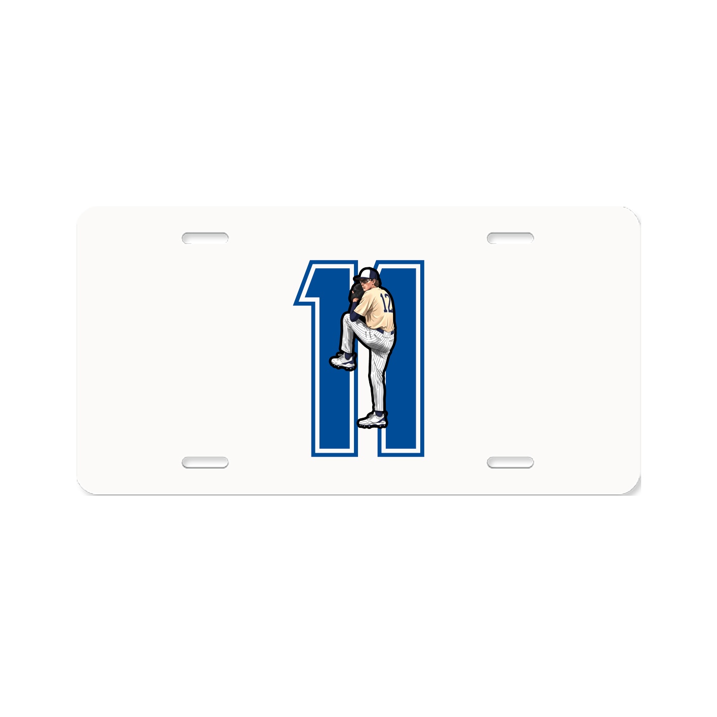 License Plate — Number in Classic